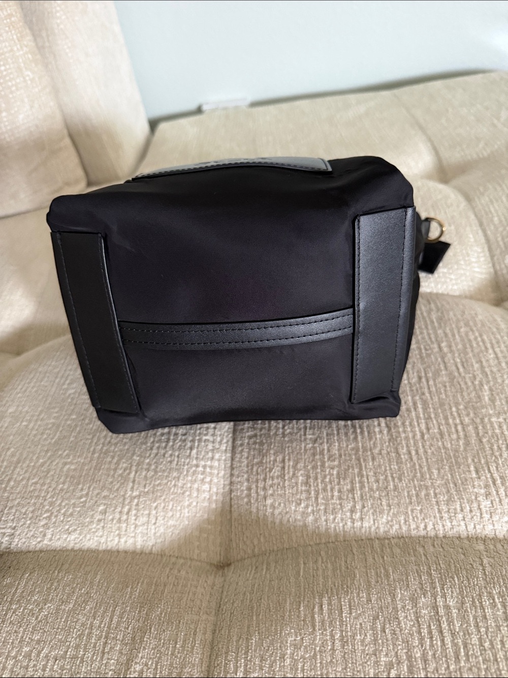 Bimba y Lola chihuahua Collection Black Nylon Small Bag Crossbody Tote - Picture 11 of 16